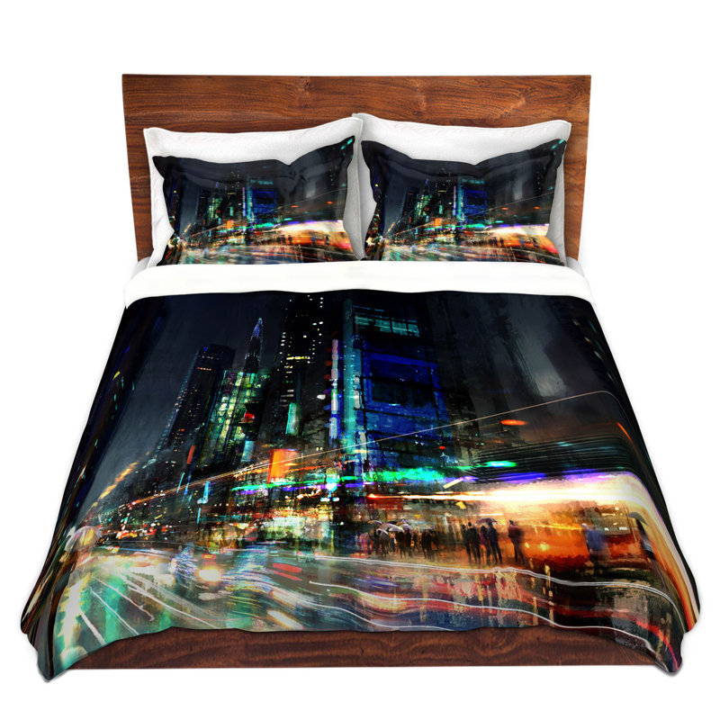 Ensembles de housse de couette DiaNoche en microfibre par Philip Straub - Night City final 3