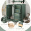 Ensemble de meuble-lavabo 30 po avec lavabo en céramique, armoire de rangement en bois massif, ensemble de meuble-lavabo autoportant avec 3 tiroirs et portes à fermeture douce-753836332