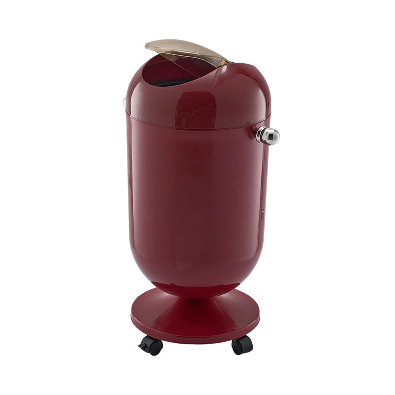 PP Waste Bin, Wine Red