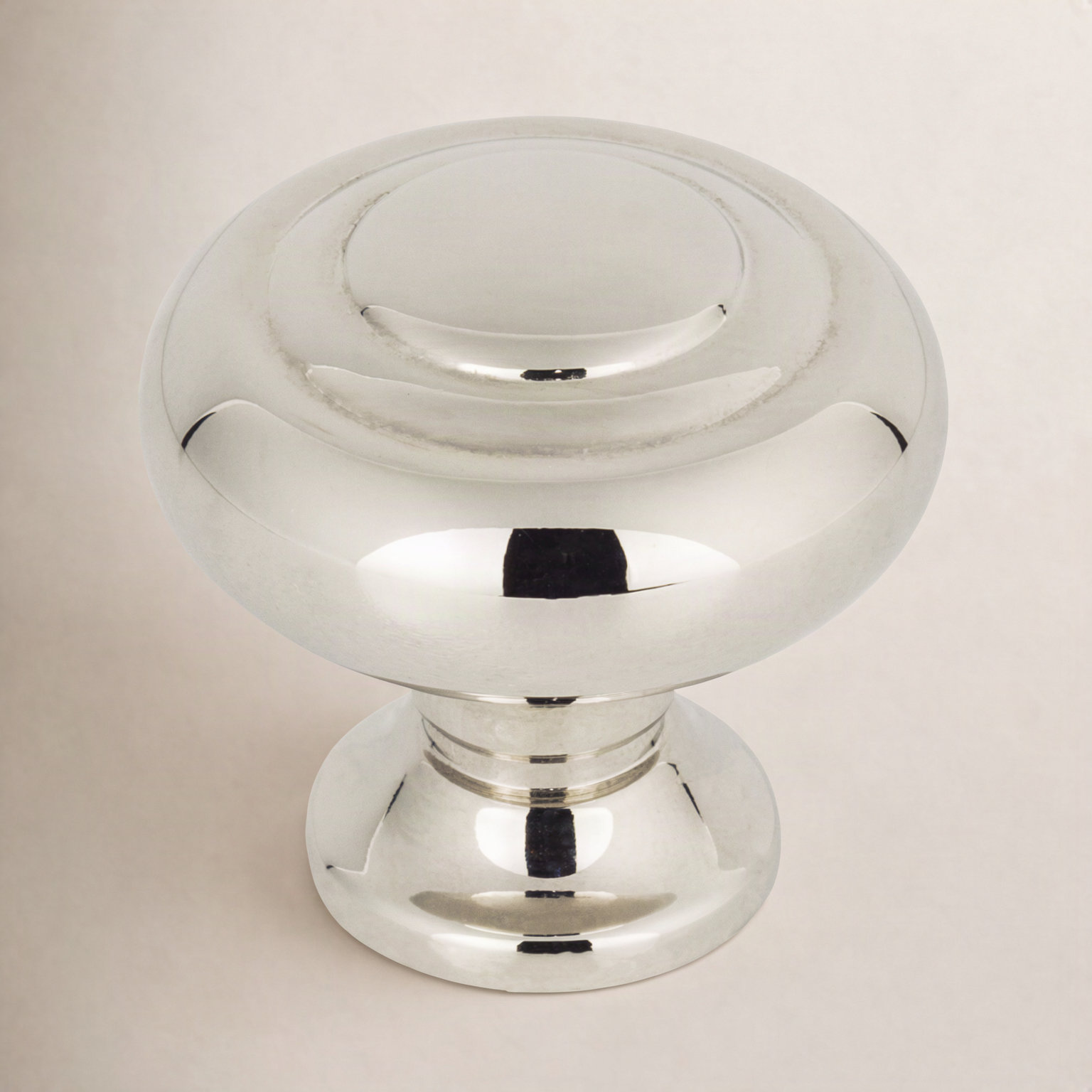 Grace Kent Mushroom Cabinet Knob, Polished Nickel