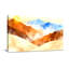 «Landscape & Nature Mountain Landscape Watercolor Sunset Scene», reproduction d'art-324257396