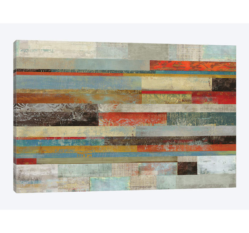 « slide », impression sur toile, H 18 po x l 26 po x P 1,5 po, Pas de tapis, Toile tendue