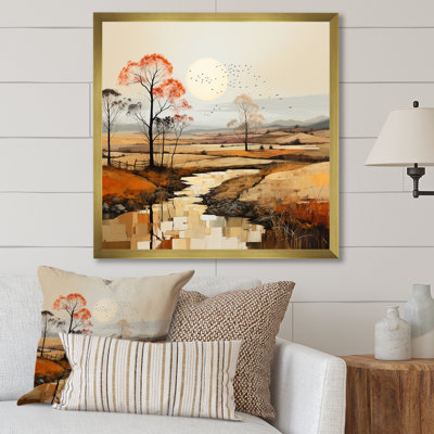«Desert Prairies Peace Peace Sunset» sur toile