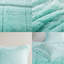 Édredon ombré en fausse fourrure pour lit simple / simple TG, chaud et confortable