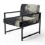 Abstract Split - Chaise d'appoint rembourrée abstraite-112889683