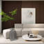 Panneau mural en bois 94,9 po x l 5,75 po, panneau mural 3D pour la décoration intérieure-100006836