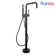 Rainlex Single Handle Floor Mounted Clawfoot Tub Faucet with Handheld Shower Freestanding Faucet
