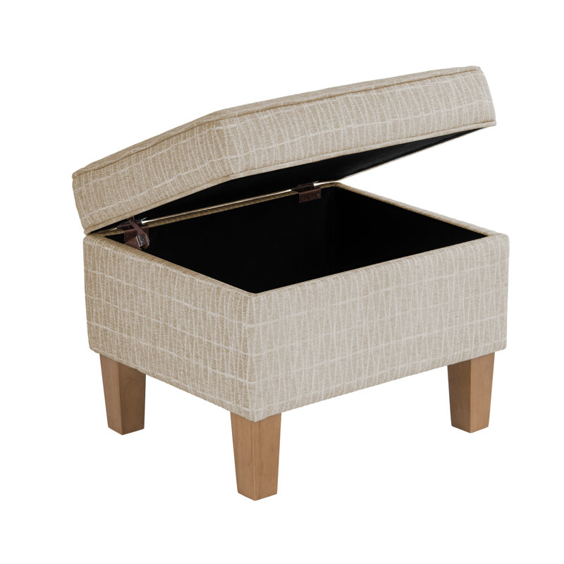 Gorton Medium Storage Ottoman, Tan Geometric