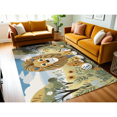 Tapis lavable Indigo