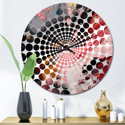 Amandarae - Horloge murale abstraite en marbre