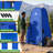 Wakeman Pop Up Pod (L) 3.3ft x (W) 3.3ft x (H) 6.2ft - Portable Privacy Tent, Camping Tent, Blue-113792965