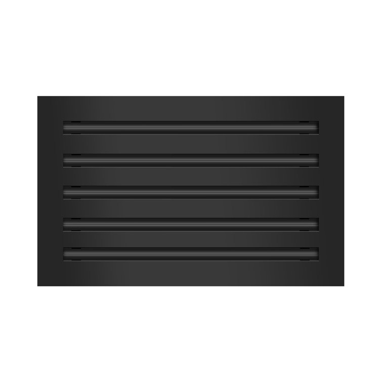 Texas Buildmart BUILDMART - 22x10 Modern AC Vent Cover - Standard Linear  Slot Diffuser - Register Grille - Black - Wayfair Canada