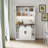 72" Kitchen Pantry with Microwave Shelf