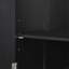 Grande armoire de rangement pour salle de bain, armoire de rangement autoportante avec deux tiroirs de tailles différentes et tablette réglable, panneau de fibres à densité moyenne avec finition peinte-681080839
