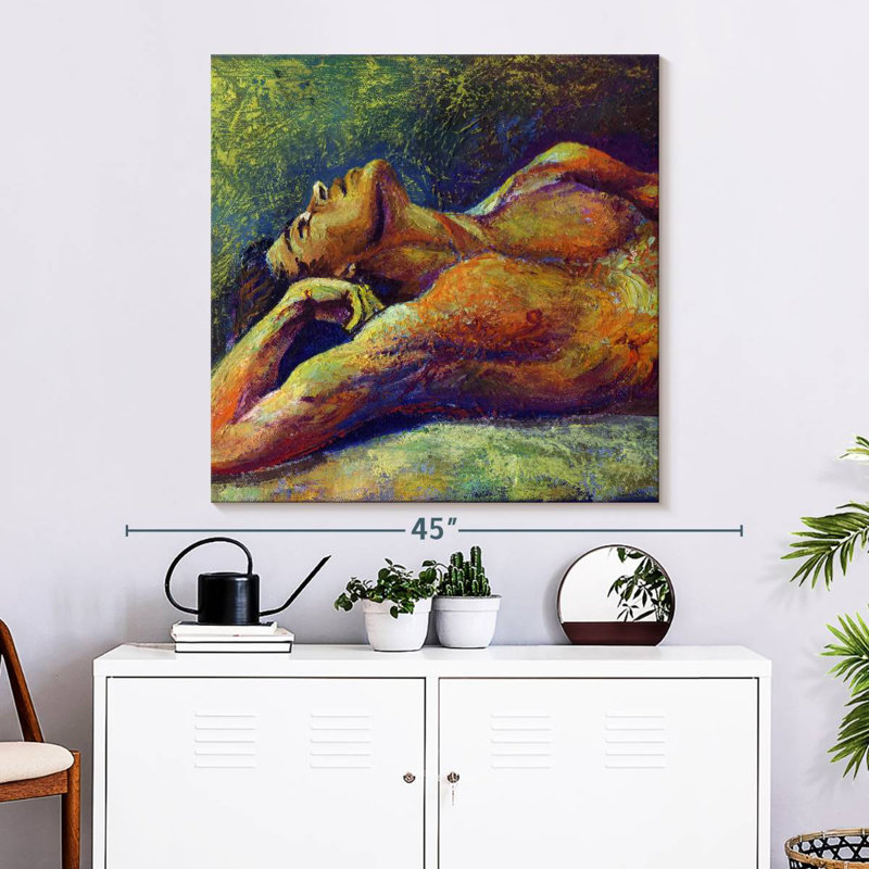 Mâle érotique, H 33 po x l 33 po