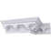 Échantillon - Moulure couronnée Endurathane Attica, H 3 7/8 po x P 3 5/8 po x P 5 3/8 po x L 12 po, apprêtée en usine