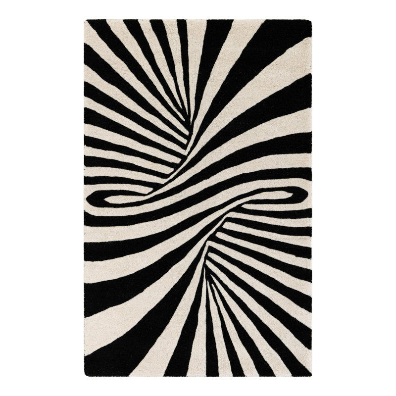 Wrought Studio™ Whirl Nalanie Rug, Rectangle 3'3" x 5'3"