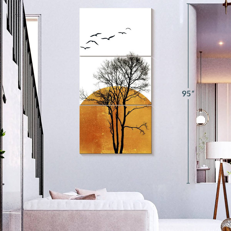 Winter Morning I, 44" H x 21" W