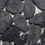 Carrelage en caillou géant noir très épais CNK Tile Tempest-139978682
