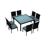 Urbana Outdoor 9 - Piece Dining Set with Cushions