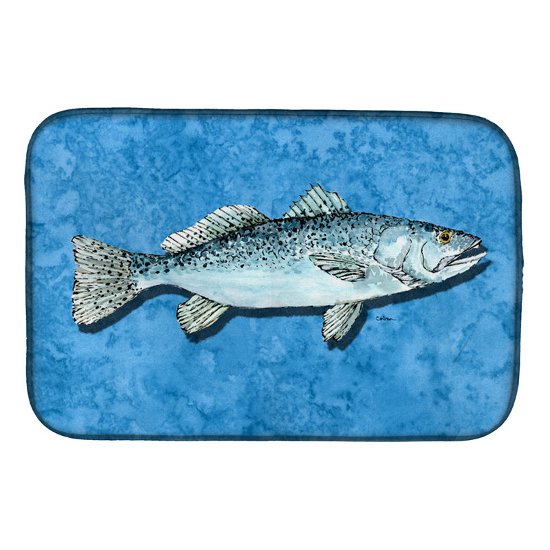 Tapis de séchage de truite poisson