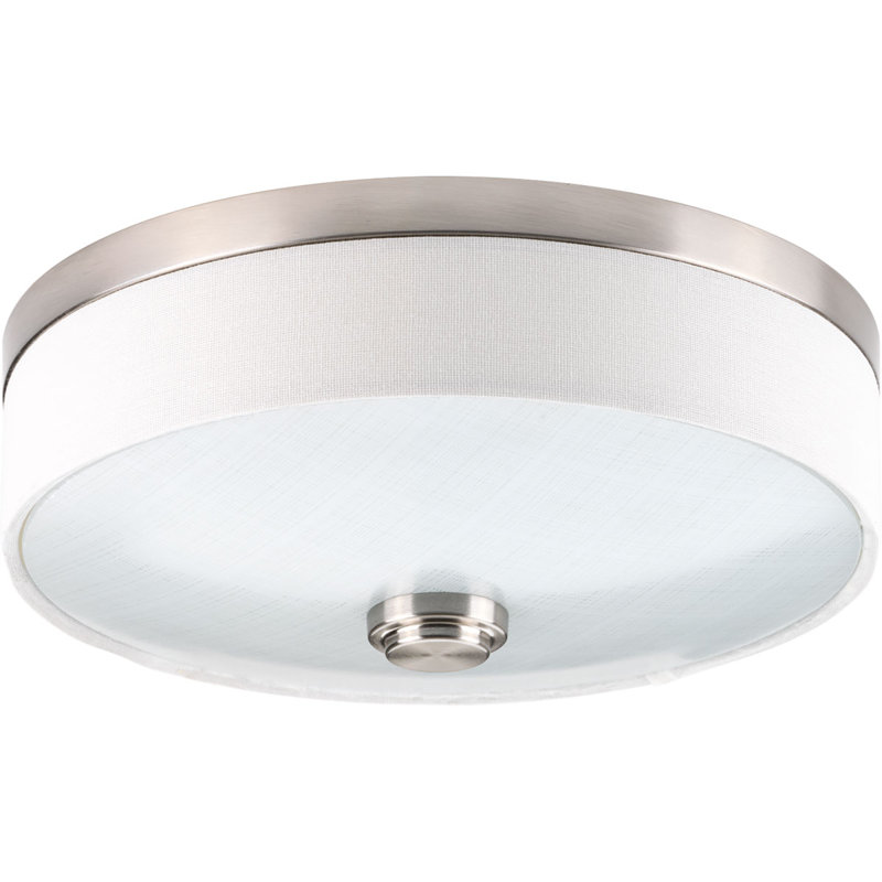 Gaurav LED Flush Mount, Brushed Nickel