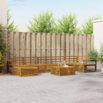 406cm Wide Patio Sectional Set