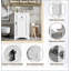 Meuble-lavabo de 20 pouces avec lavabo en céramique, porte à fermeture douce, tablette réglable et support de rangement fixé à la porte - idéal pour les petites salles de bain-404536523
