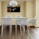 Burt 55'' Synthetic Laminate Outdoor Dining Table