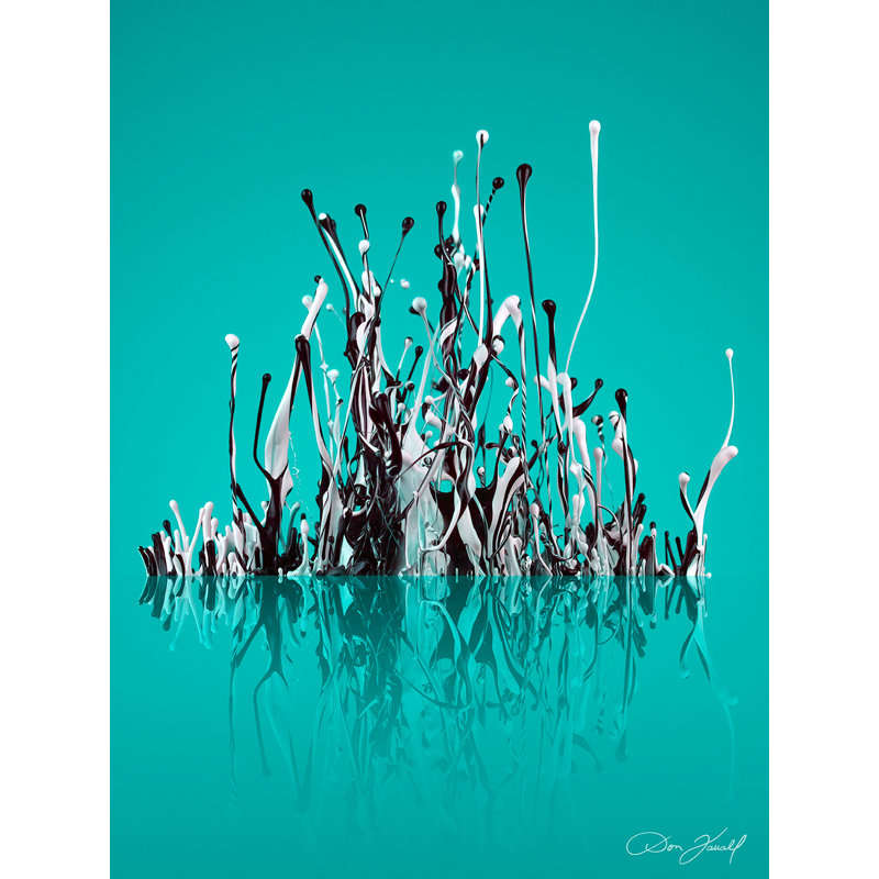 Symphonic Teal by Don Farrall - Wrapped Canvas Print, 102cm H x 76cm W x 4cm D