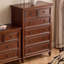 Buffet en bois de noyer massif