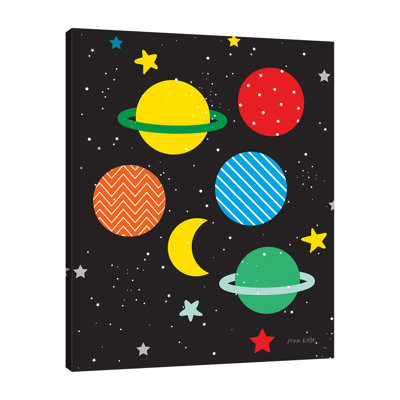 "Outer Space", toile tendue par Ann Kelle