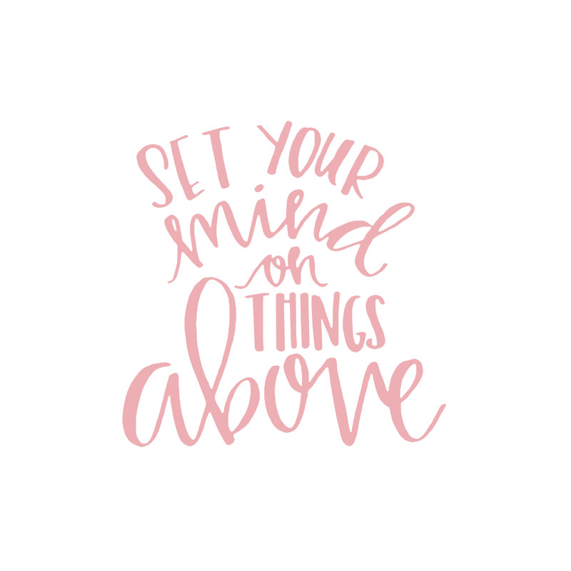 Set Your Mind On Pink Things - Wrapped Canvas Print, 30cm H x 30cm W x 3.8cm D