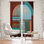 Ensemble de rideaux obscurcissant et isolant avec passe-tringle Fehrat Structure