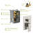 10" Square Shower System In Brushed Nickel - Waterfall Tub Spout, 3 Function, Rainfall Shower, Handheld Element With Spout 10 Inch Wall Mounted, Square, Overhead Rain Handheld, Facility-120997260
