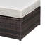 Repose-pieds extérieur avec coussin Tribeca