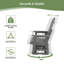Siège de patio ergonomique pivotant Adirondack-2037534603