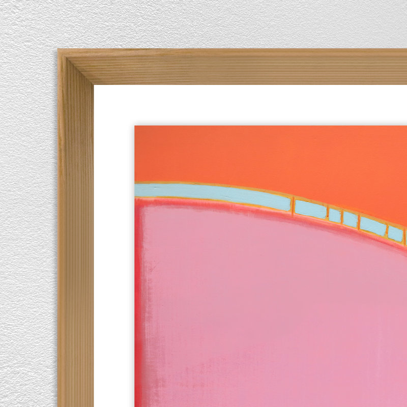 Curve Appeal II, Yes, Brown Single Picture Frame Paper