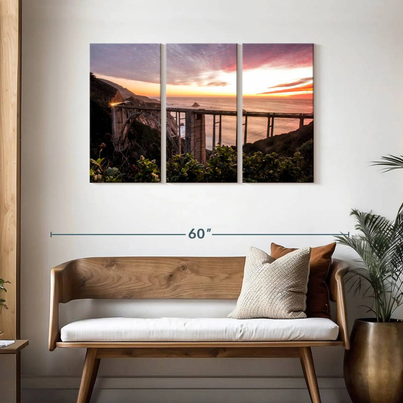 Lilie Big Sur's Bixby Bridge, H 28 po x l 45 po