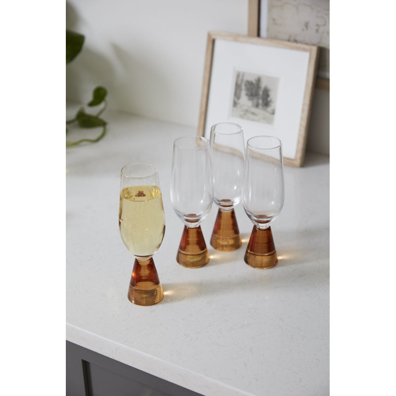 8oz. Handmade Tulip Glass Set