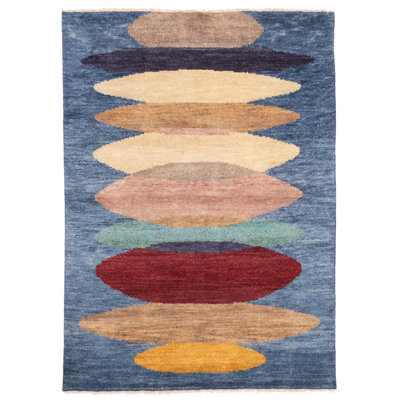 Peshawar Ziegler Blue Rug 4'3" x 6'3"