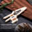 OOU White Bear Kitchen Scissors with Magnetic Cover