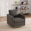 Fauteuil pivotant rembourré 30,7 po Pu-702341012
