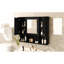 Armoire à miroir murale de 35 po x 28 po avec hauteur de tablette réglable pour la salle de bain, la chambre à coucher et le rangement-432136941-432136942