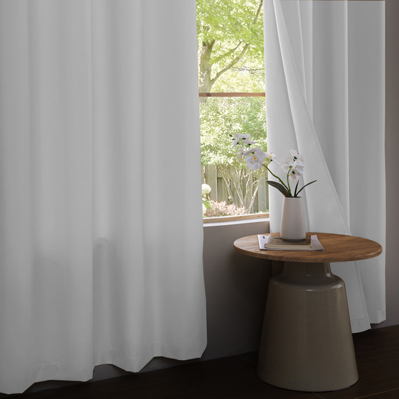 Rideau d'extérieur avec œillets, rideaux de salon imperméables et occultants, isolant et occultant pour la chambre à coucher, efficace pour le soleil et la protection de la vie privée, pour balcon, terrasse, pergola d'intérieur, panneau simple, l 100 po x L 96 po, blanc gris