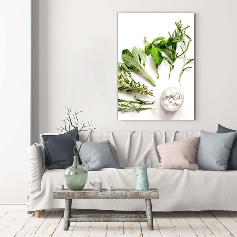 Herbs - Wrapped Canvas Print