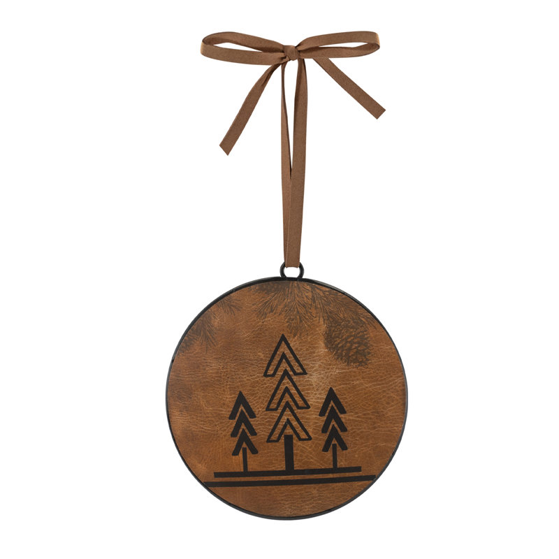 Bison Disc Ornament