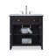 Louvered 36'' W Single Vanity