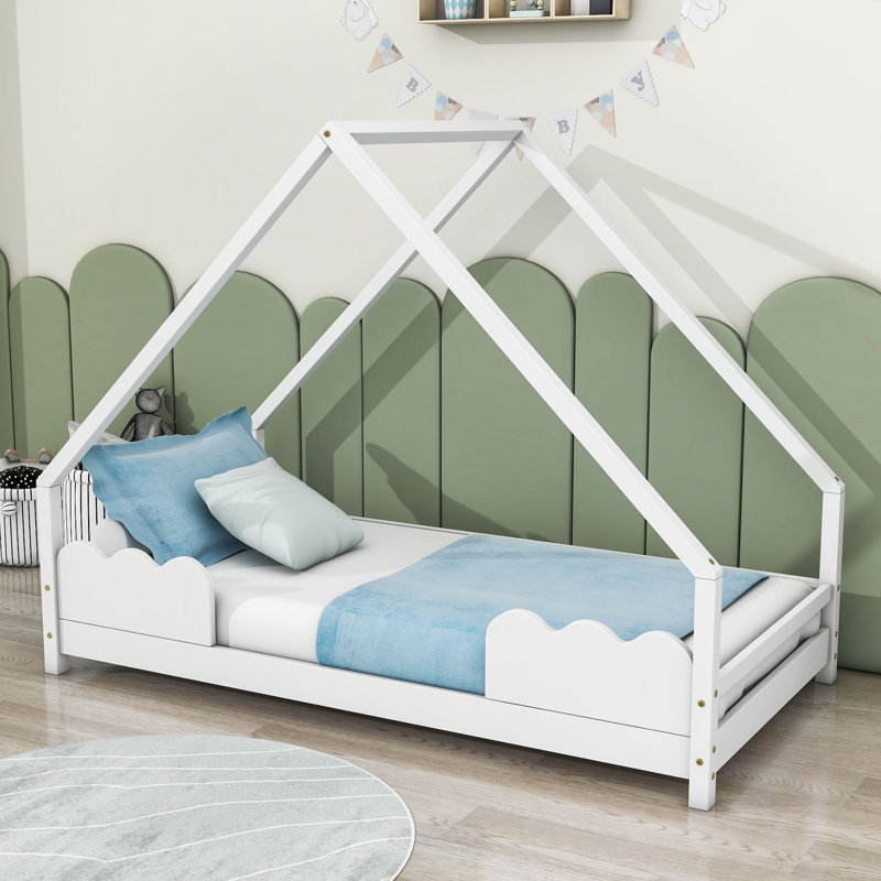 Jiang 80 X 160 Cm Storage Bed, White