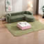 Modulaires spacieux et confortables, tissu chenille, design incurvé moderne pour le salon